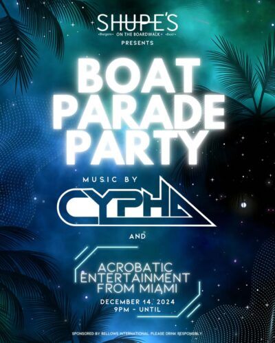 boat parade with dj cypha