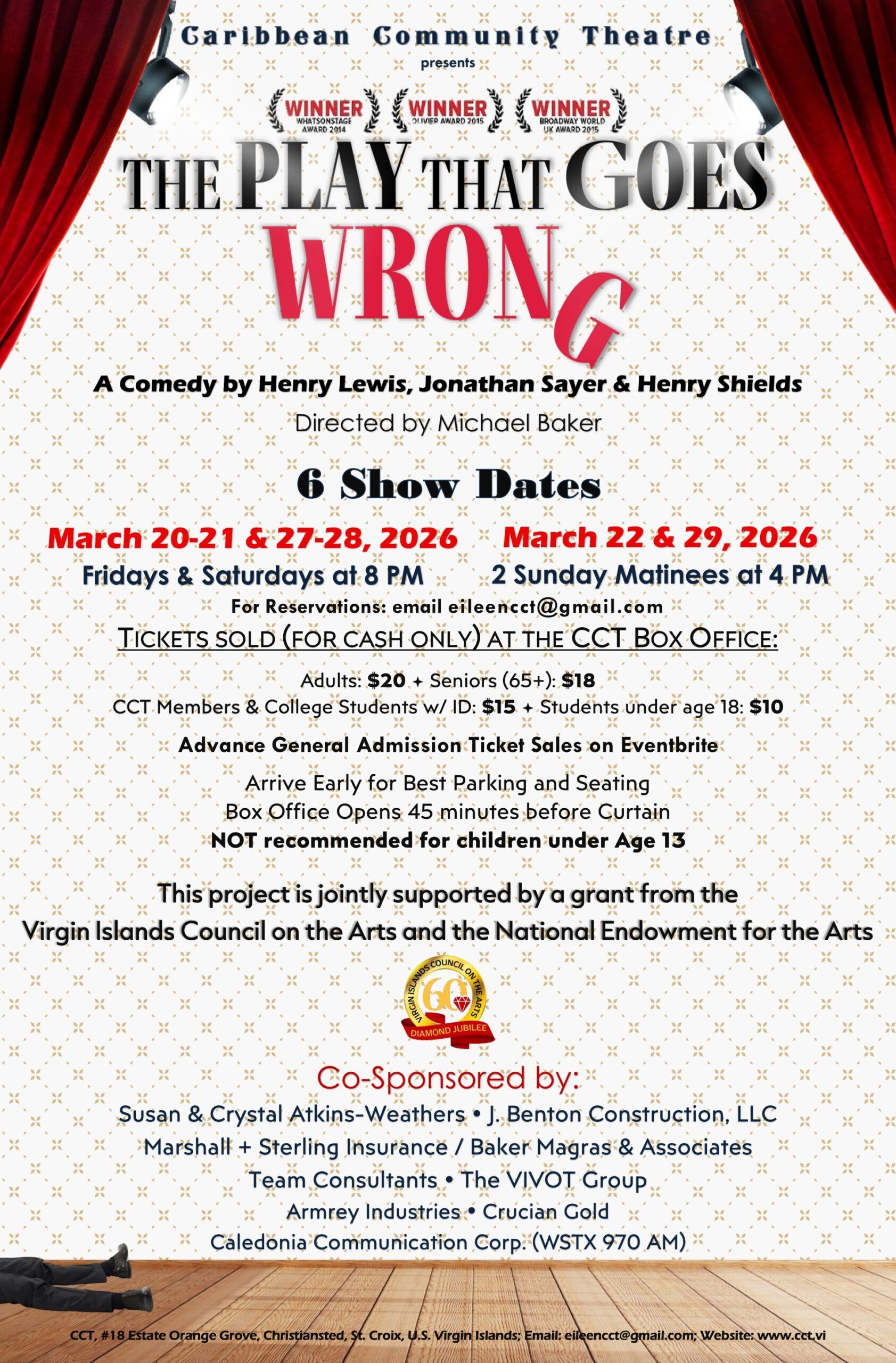 Play that Goes Wrong at Caribbean Community Theatre