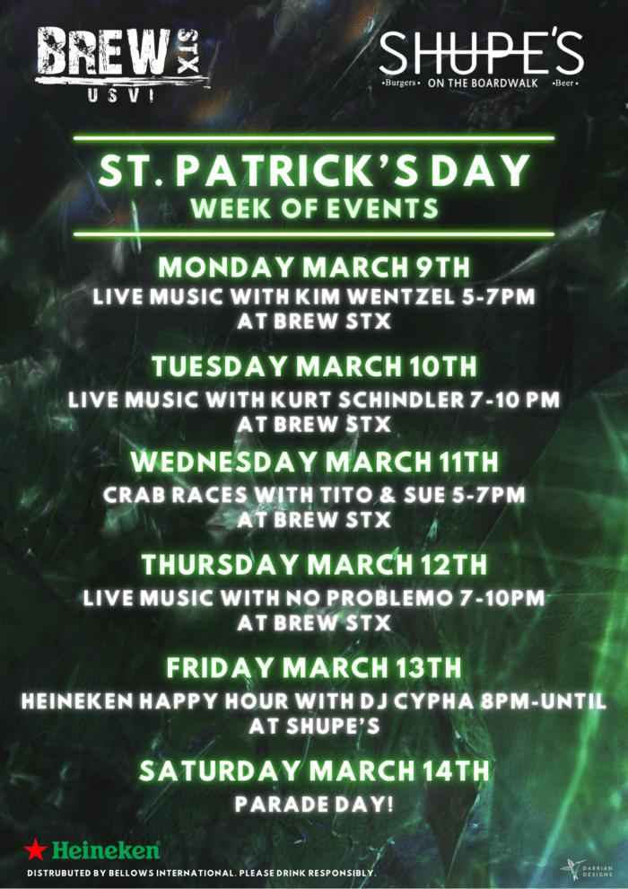 St Patrick's Parade Week at BrewSTX & Shupes