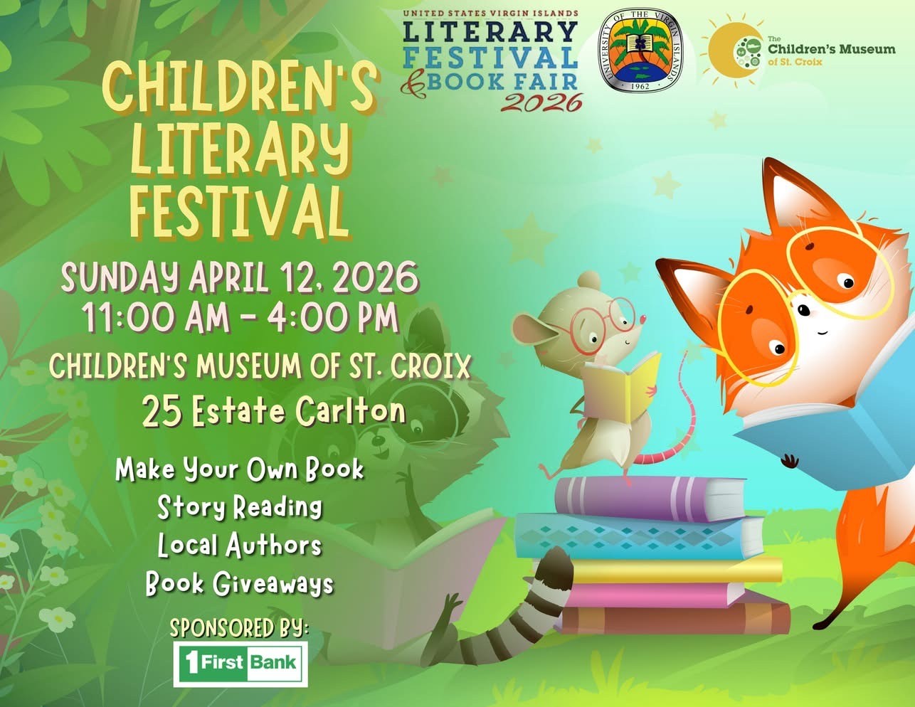 12 April Literary Festival at Childrens Museum